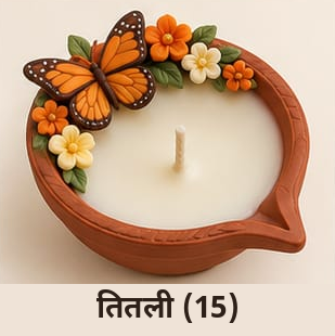 Clay Diya 15
