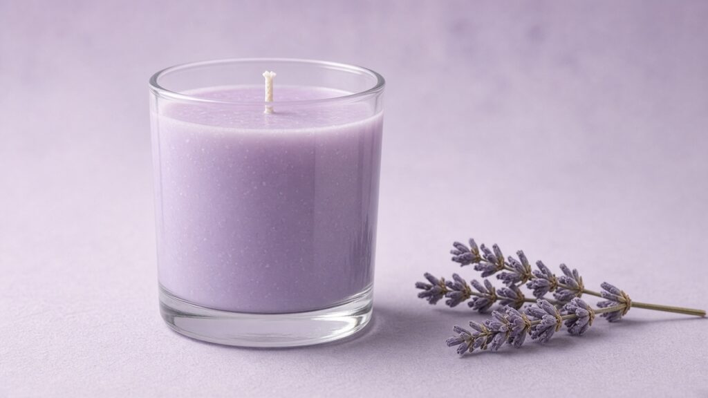 lavender scented candle