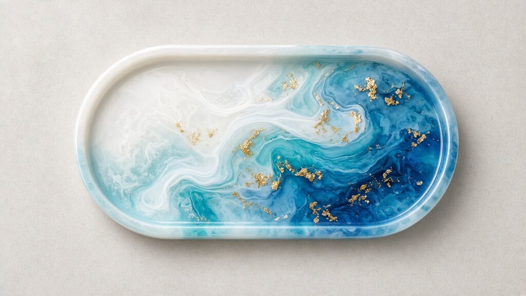 resin serving tray